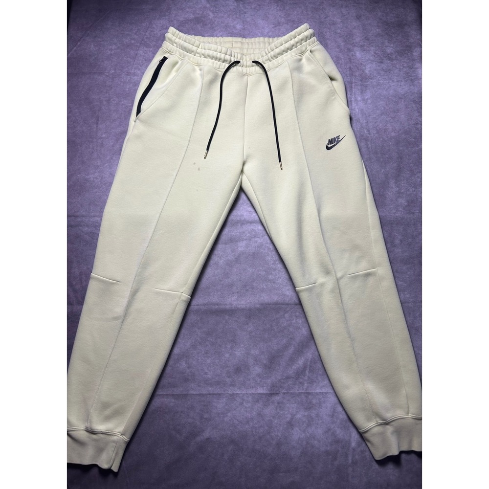 Nike Tech Fleece Joggers Men Medium Pale Lime Yellow Tapered Sweatpants